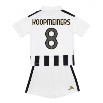 Billige Fotballdrakt Juventus Teun Koopmeiners #8 Replika Hjemmedraktsett Barn 2026-27 Kortermet (med bukser)